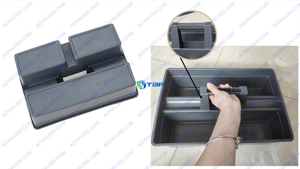 Khay đựng dụng cụ vệ sinh kính đa năng ASIA-KDC001