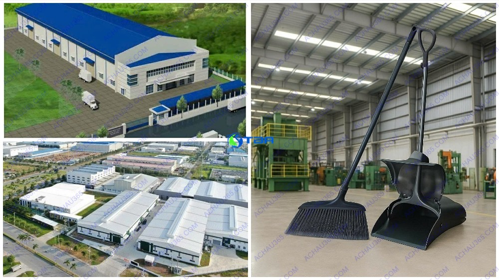 Bộ chổi và ky hốt rác ASIA-KHR002 cho nhà xưởng