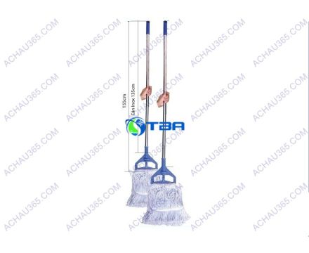 Cây lau sàn ướt đầu kẹp cán inox ASIA-CLKI