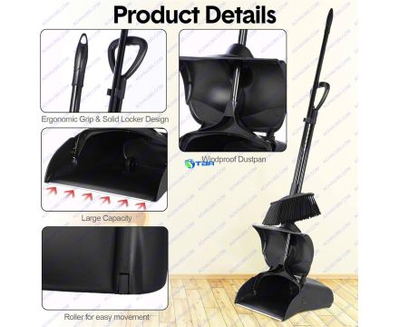 Bộ chổi ky hốt rác cho tòa nhà ASIA-KHR001P