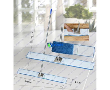 Cây lau bụi khô ướt bản lớn 100cm ASIA-SH100