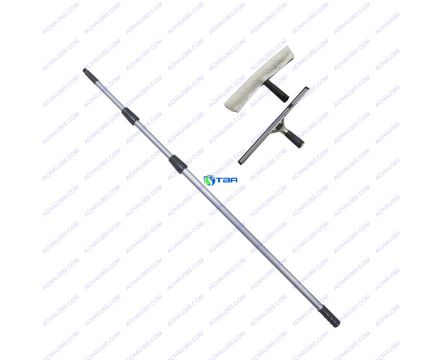 Bộ cây lau kính nối dài hợp kim nhôm 3m6 ASIA-BLK3M6